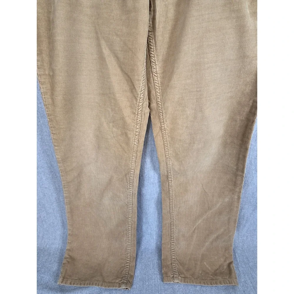 Polo Ralph Lauren Corduroy Pants 34x30 Brown‎ Retro 90s Vintage Straight Leg